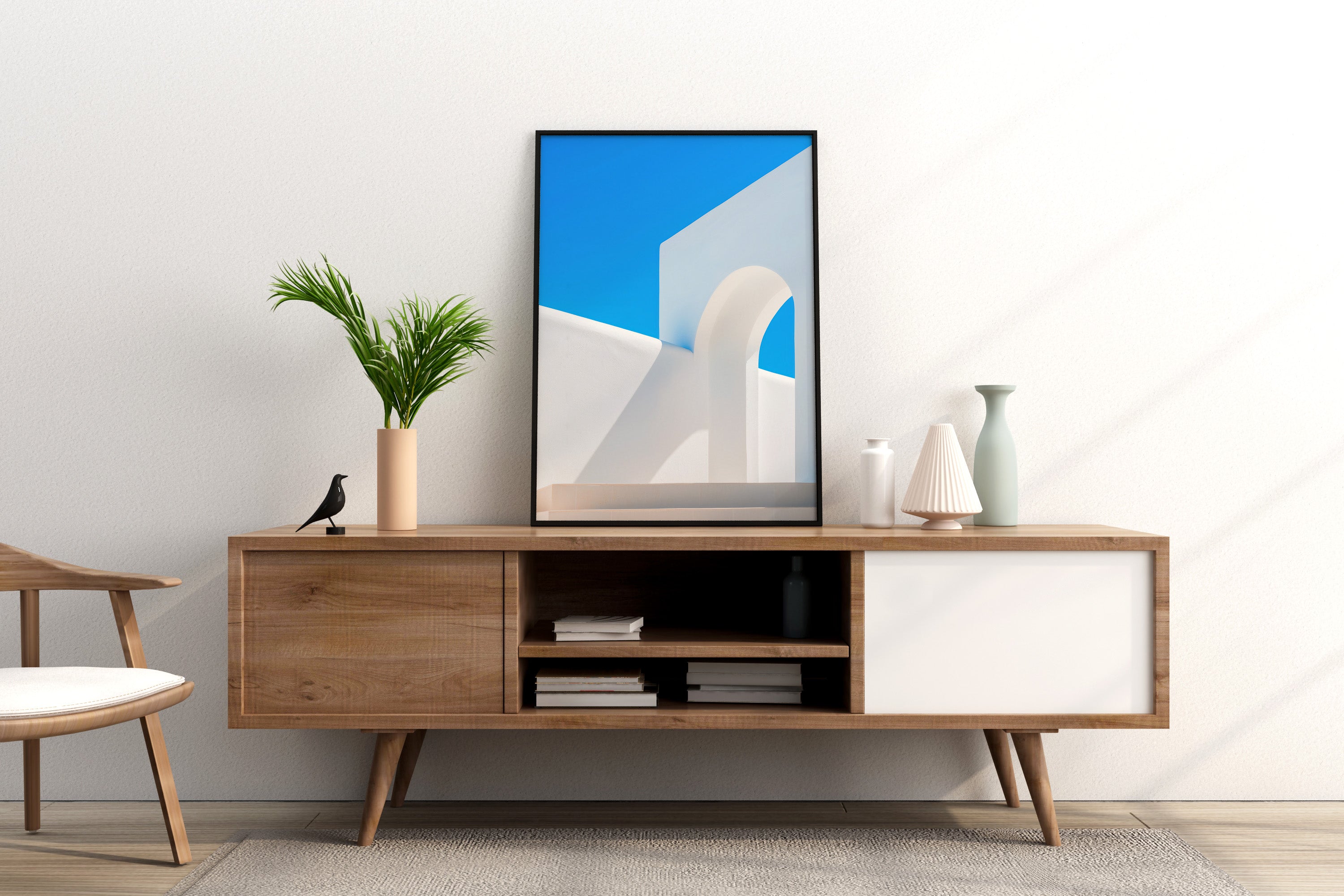 Obra de arte digital imprimible para decoración de interiores