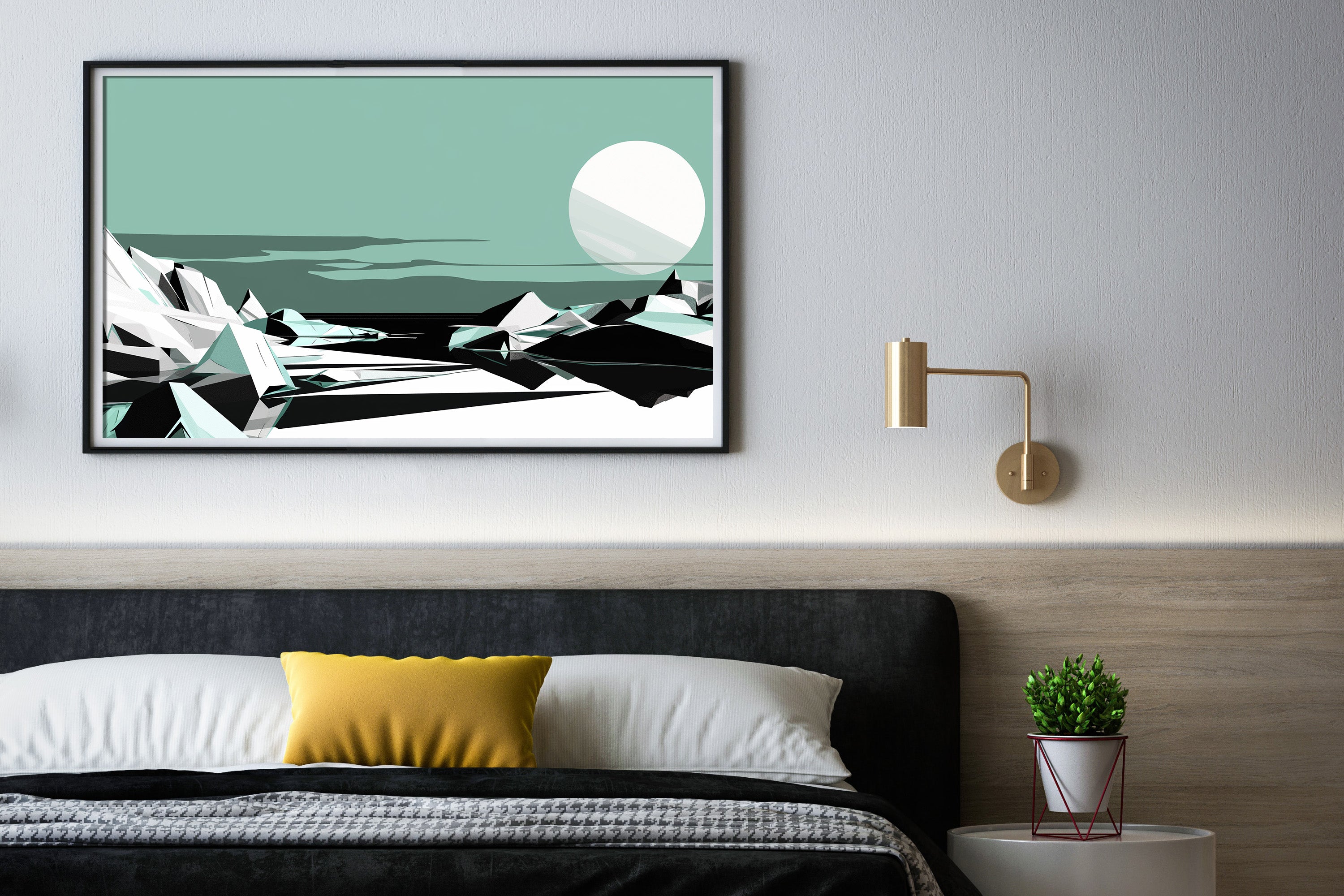 Arte digital descargable en alta resolución listo para impresión