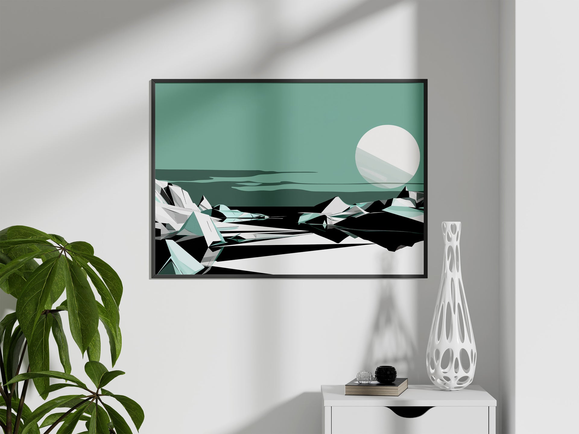 Obra de arte digital imprimible para decoración de interiores