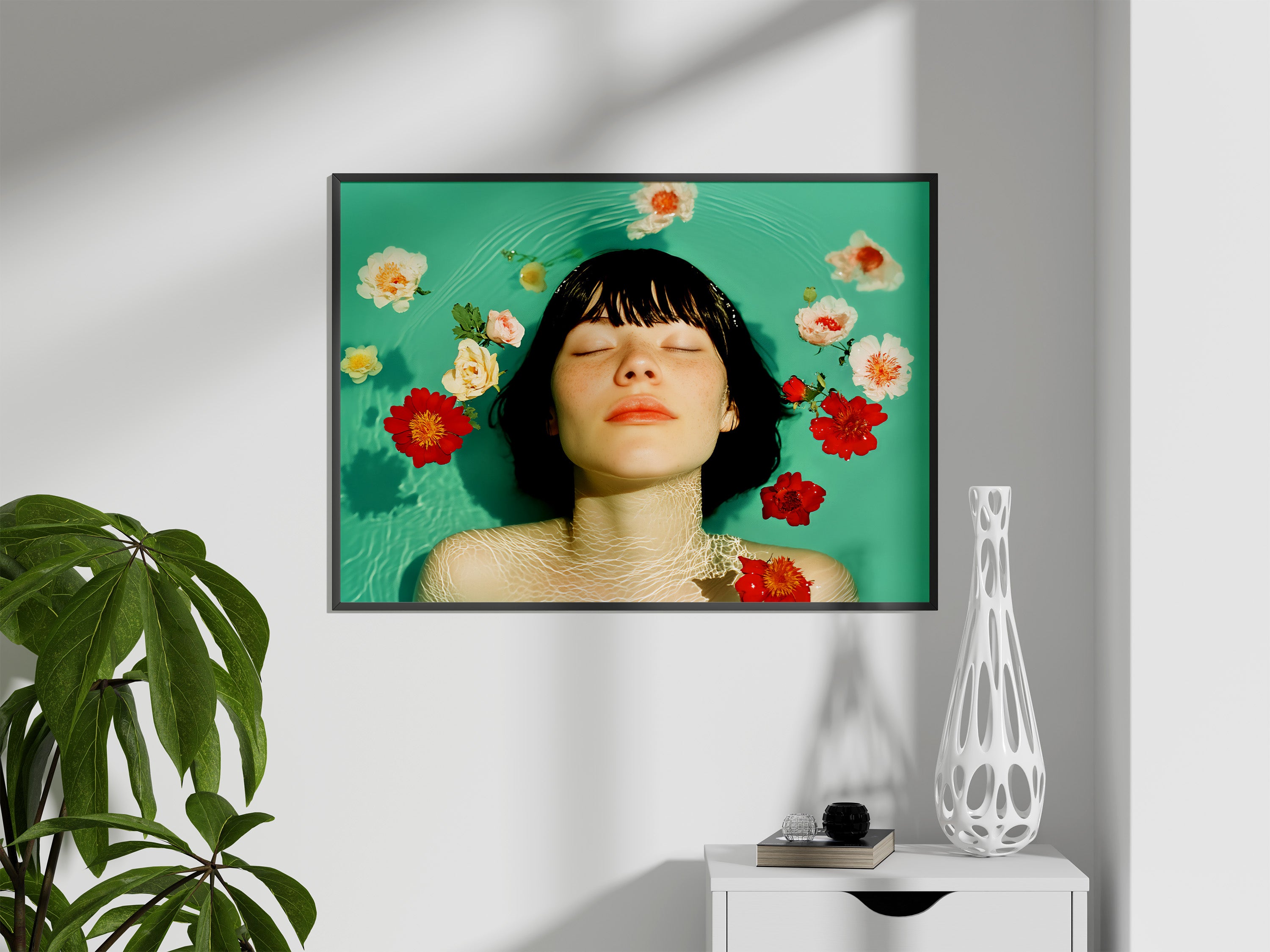 Obra de arte digital imprimible para decoración de interiores