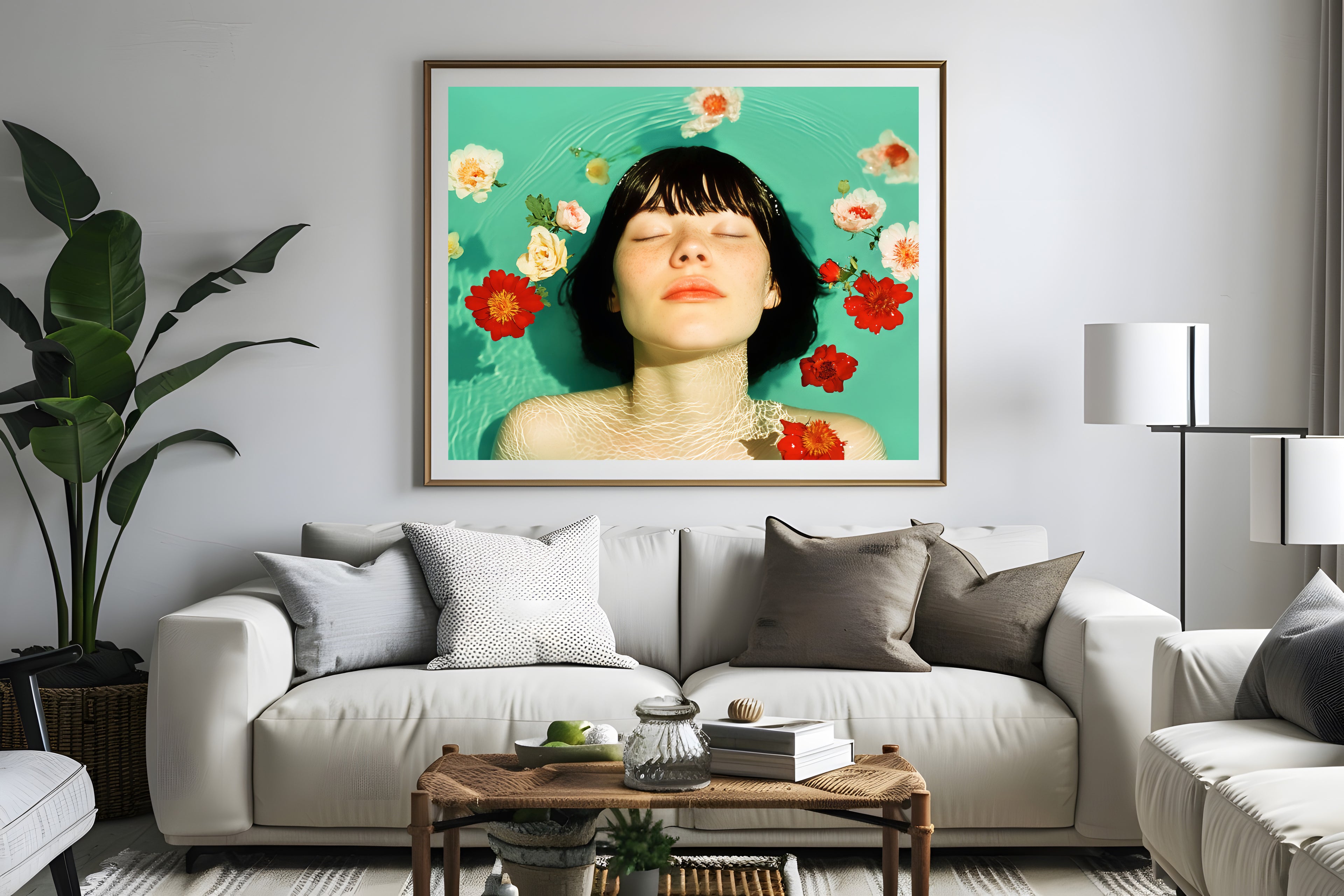 Arte digital descargable en alta resolución listo para impresión