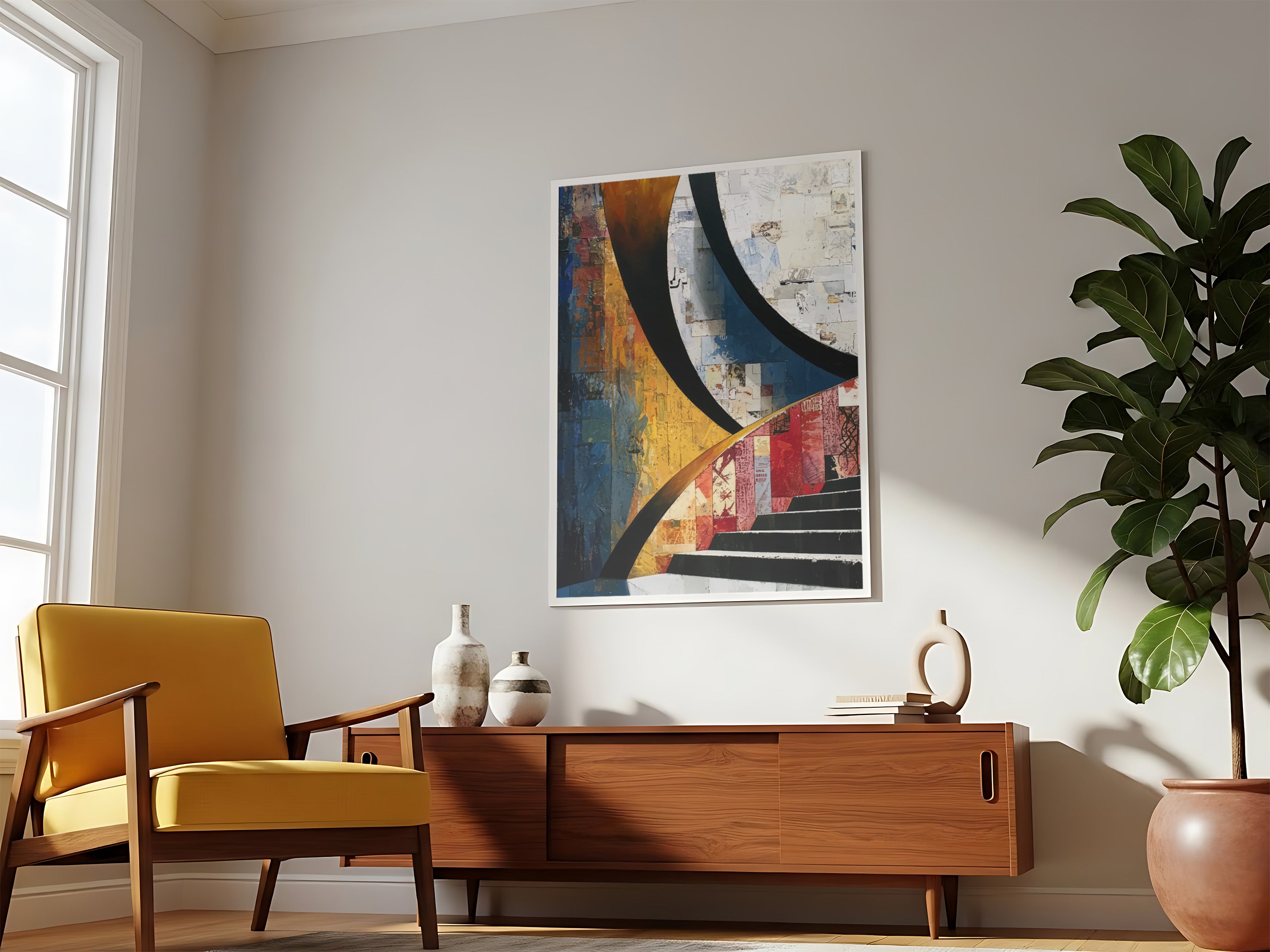 Arte digital descargable en alta resolución listo para impresión