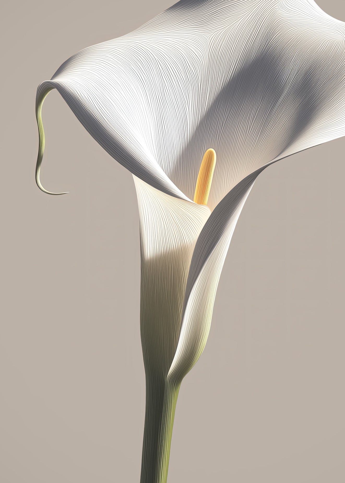 Obra de arte digital imprimible para decoración de interiores
