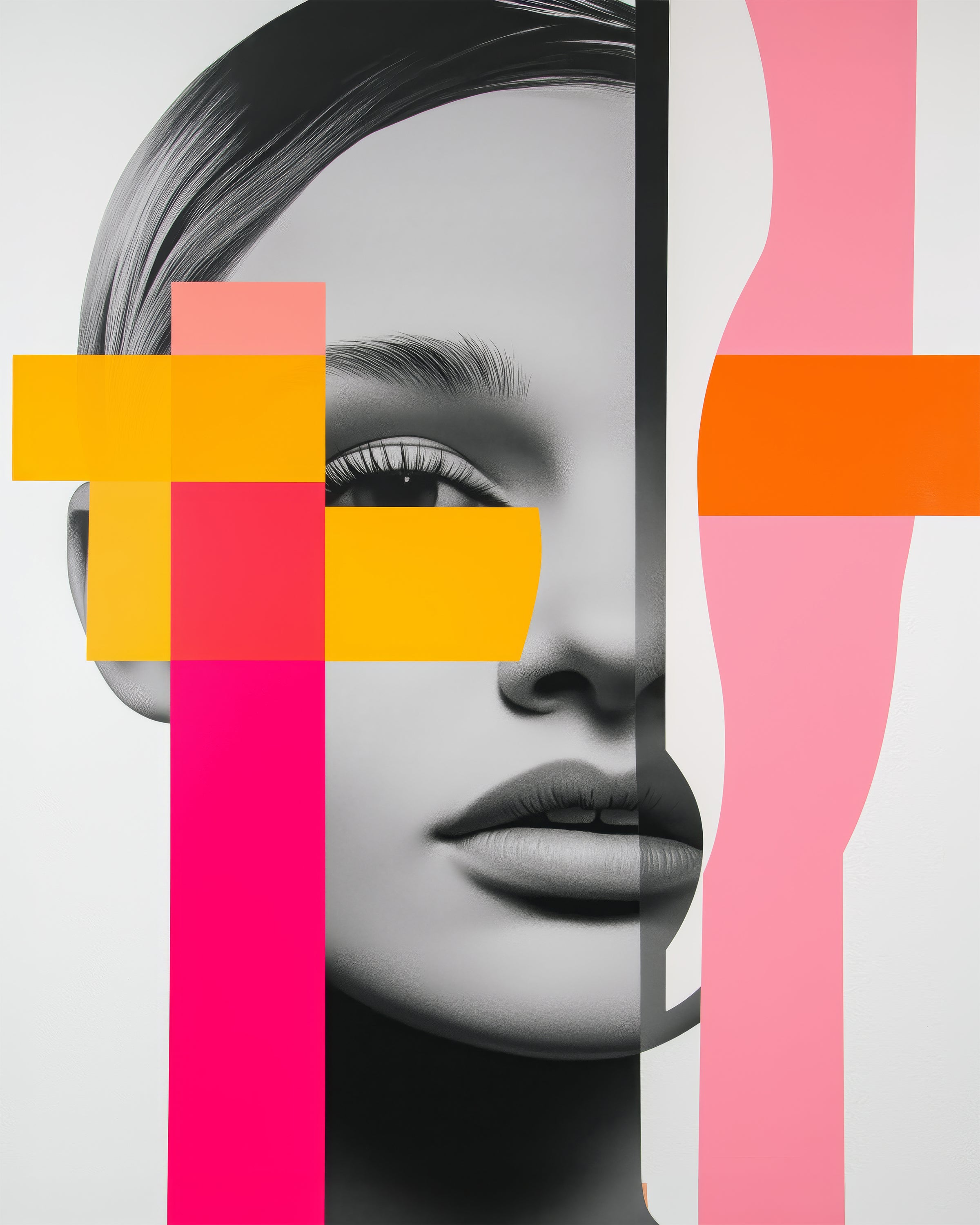 Arte digital para descargar e imprimir con diseño contemporáneo