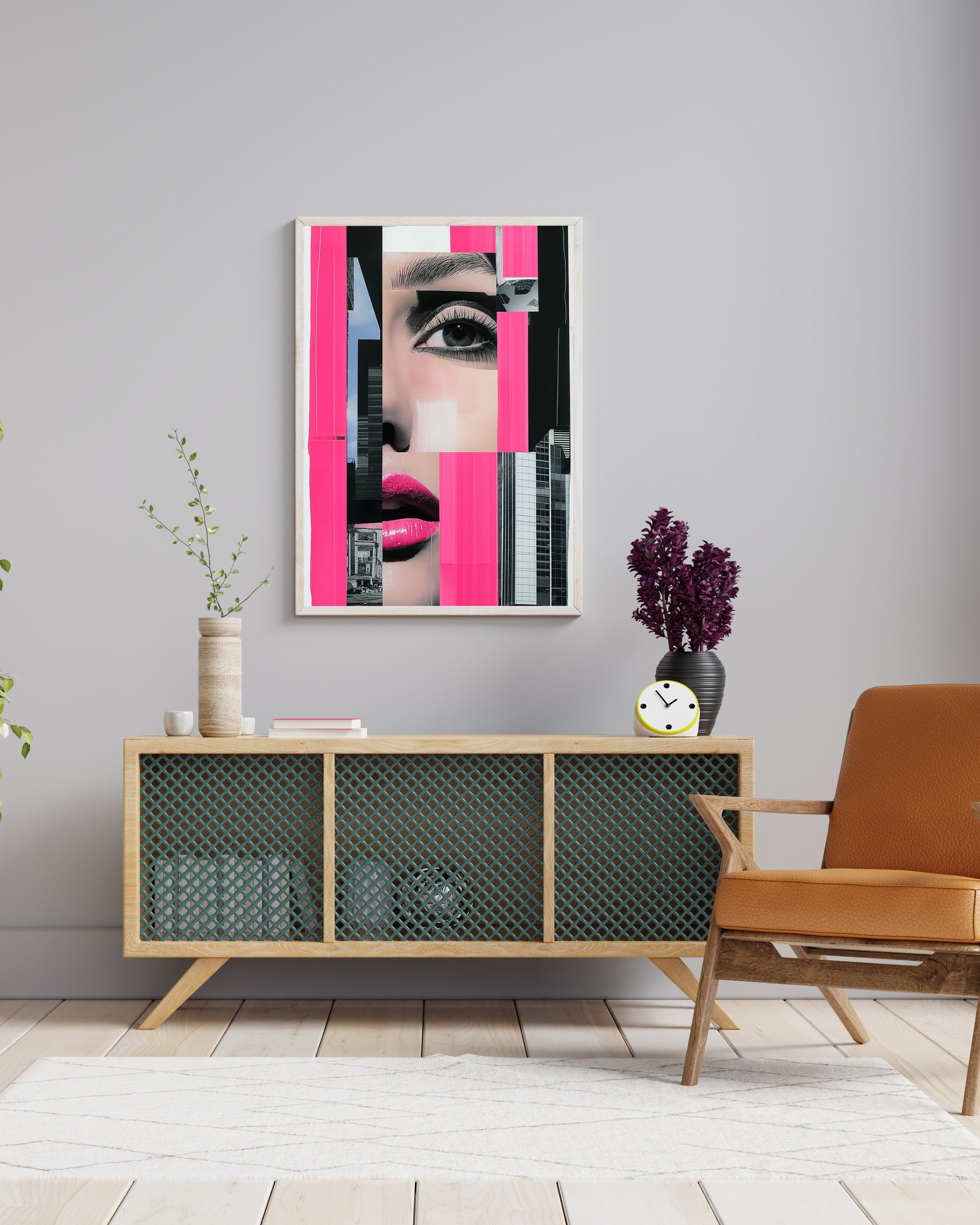 Obra de arte digital imprimible para decoración de interiores