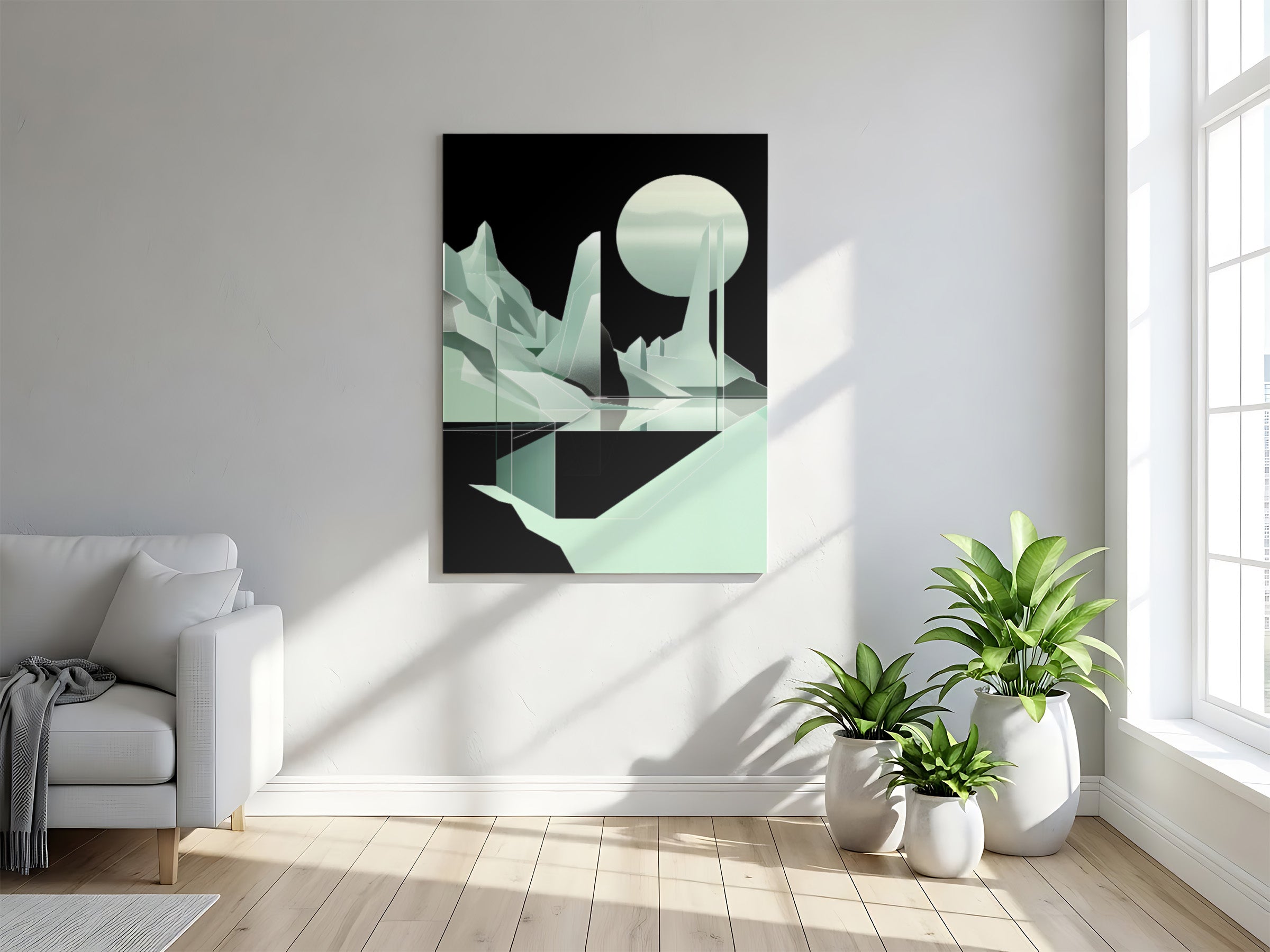 Arte digital para descargar e imprimir con diseño contemporáneo