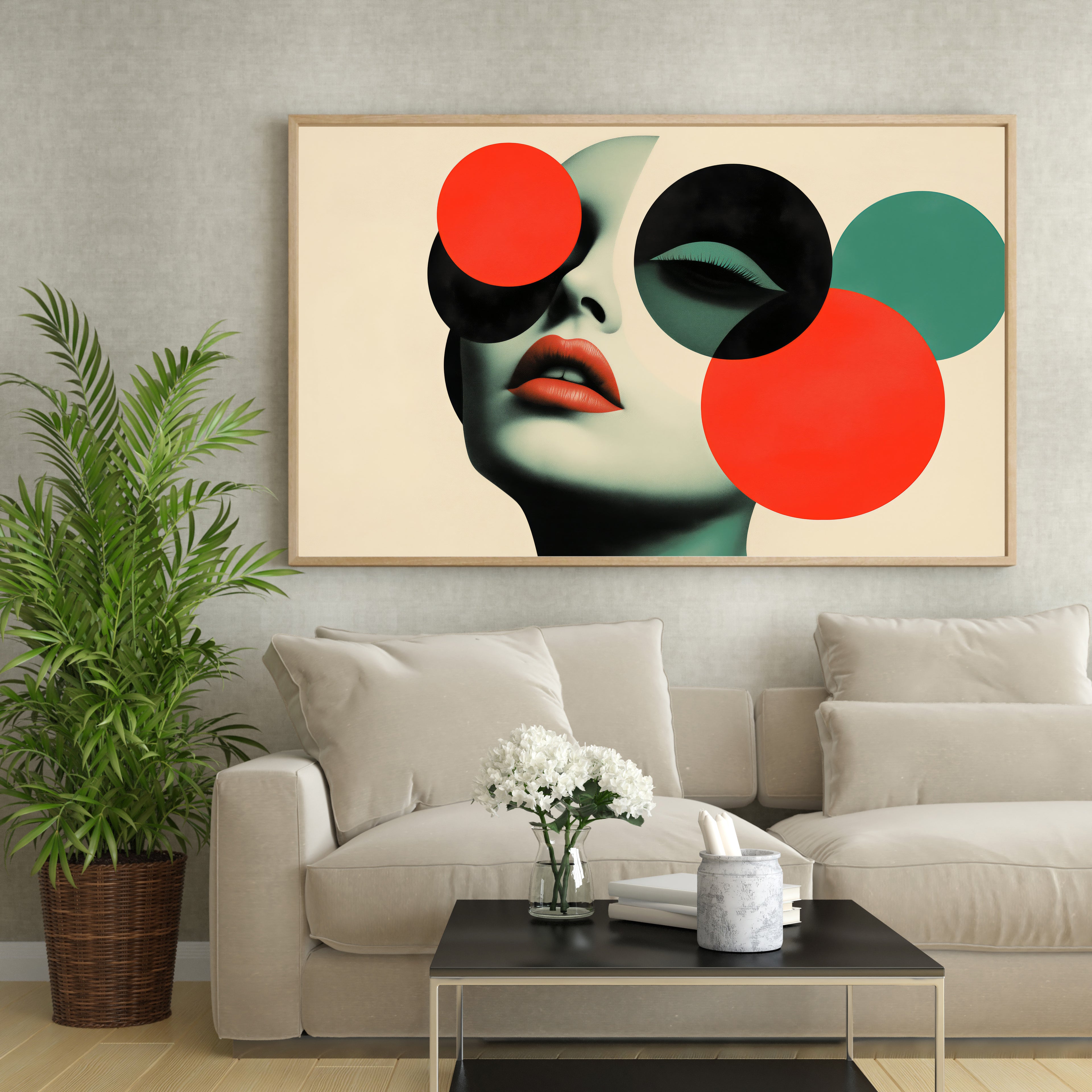 Arte digital descargable en alta resolución listo para impresión