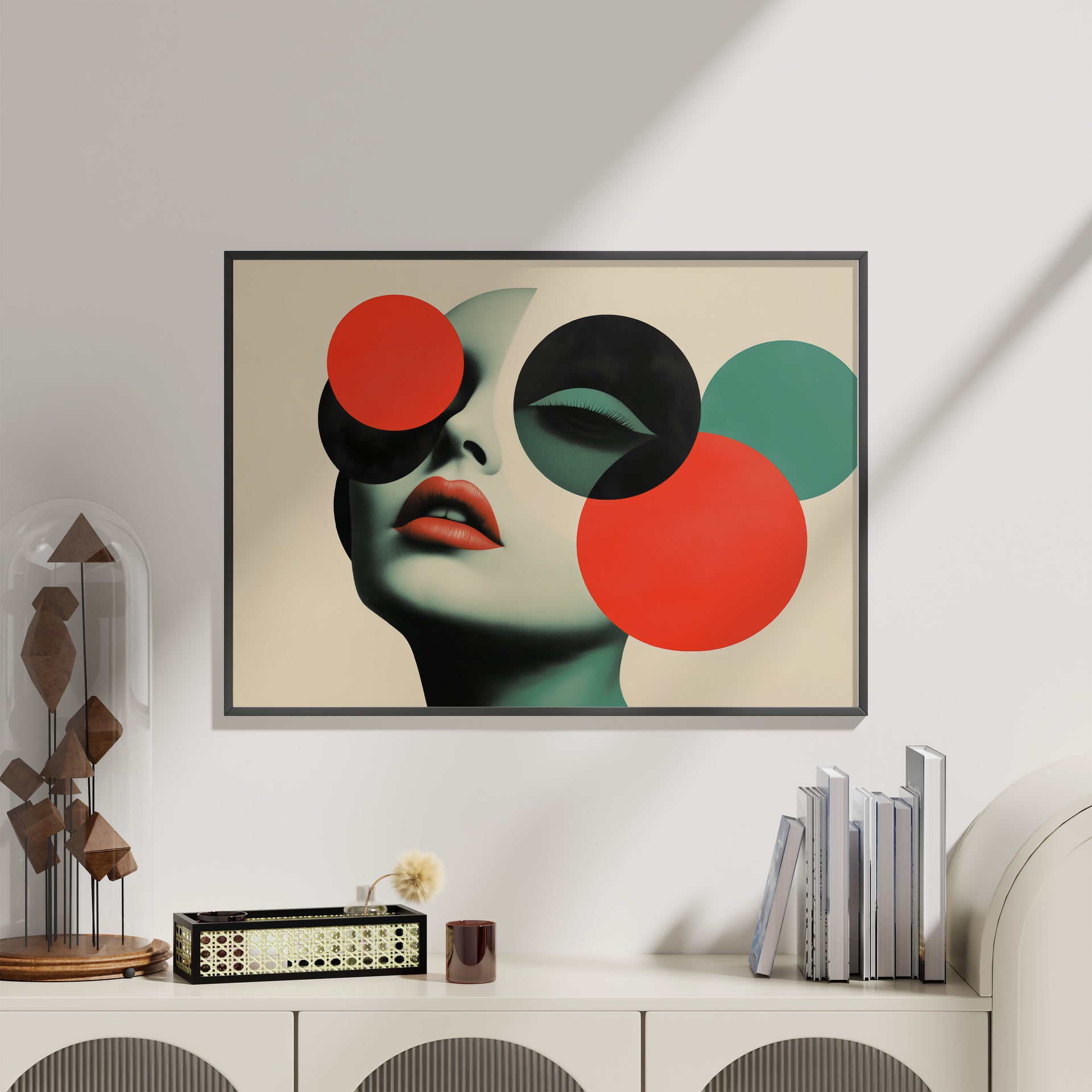 Obra de arte digital imprimible para decoración de interiores