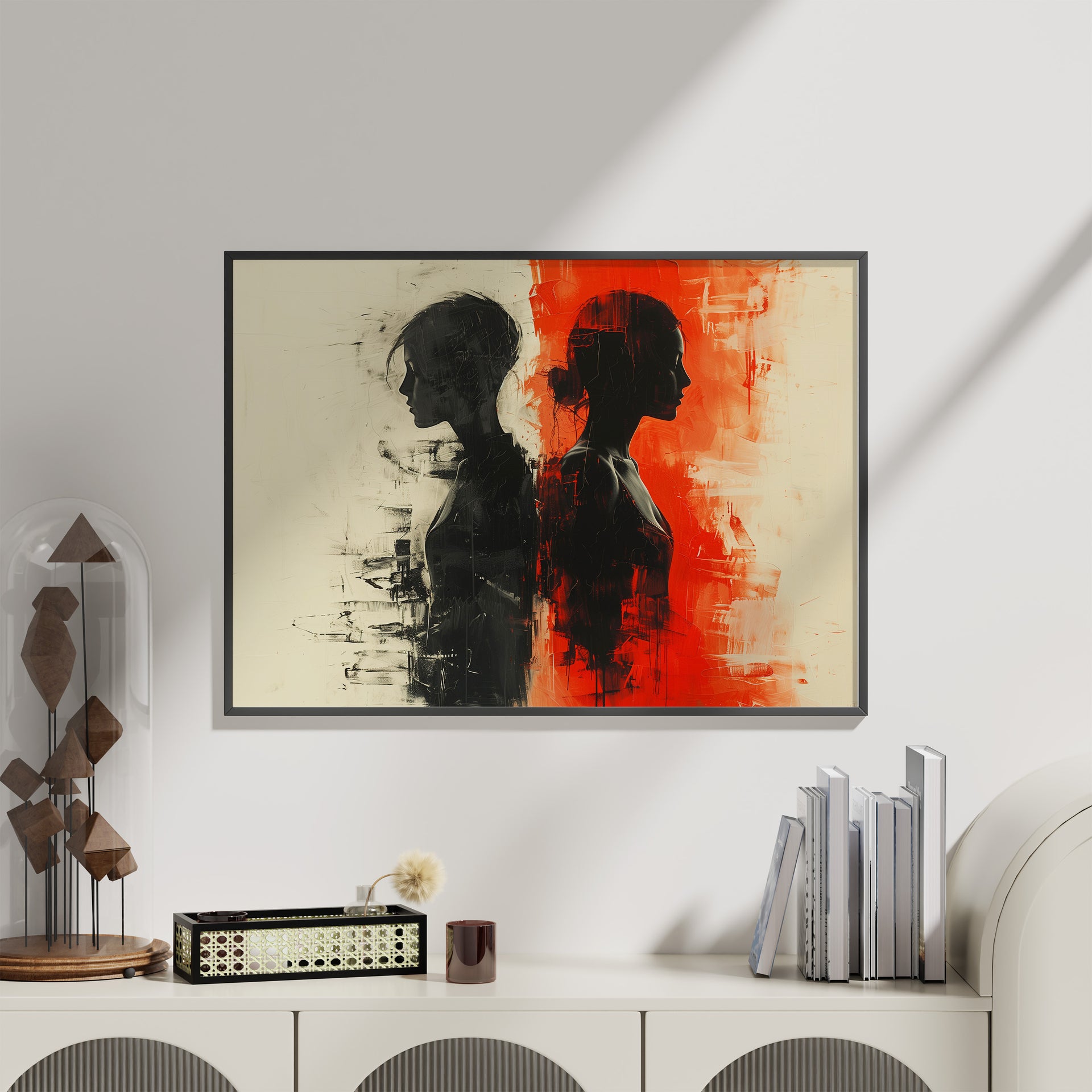 Obra de arte digital imprimible para decoración de interiores