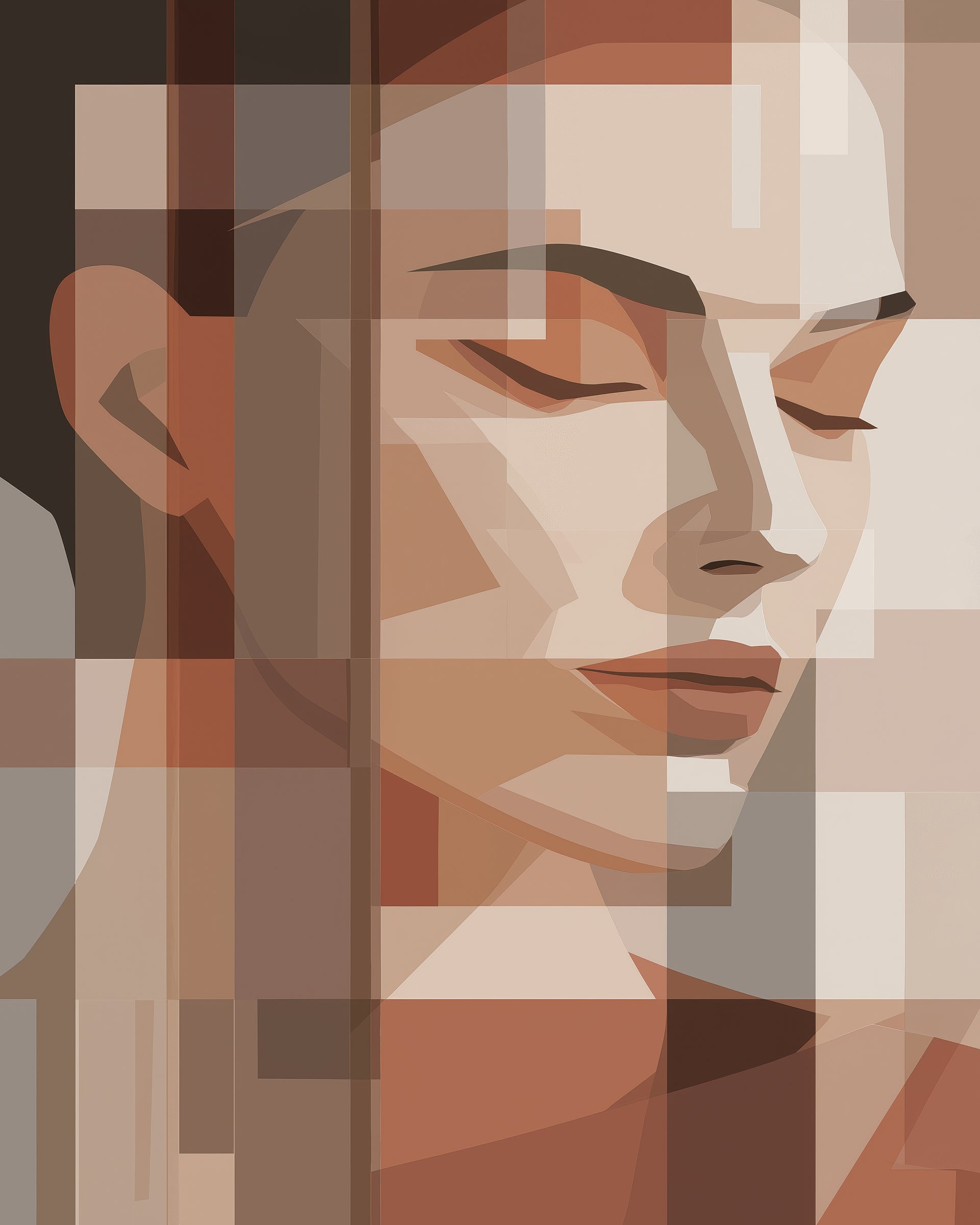 Arte digital para descargar e imprimir con diseño contemporáneo
