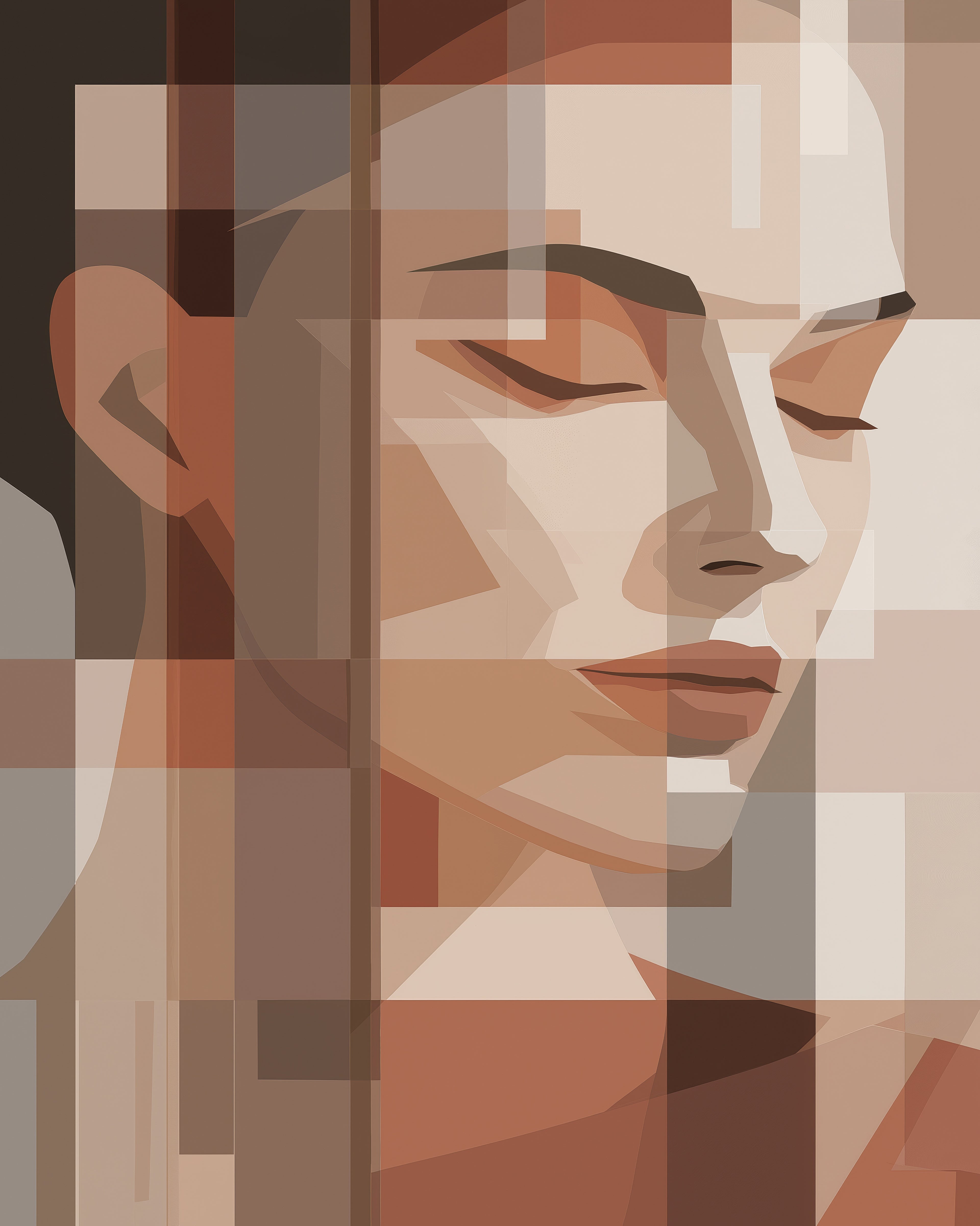 Arte digital para descargar e imprimir con diseño contemporáneo
