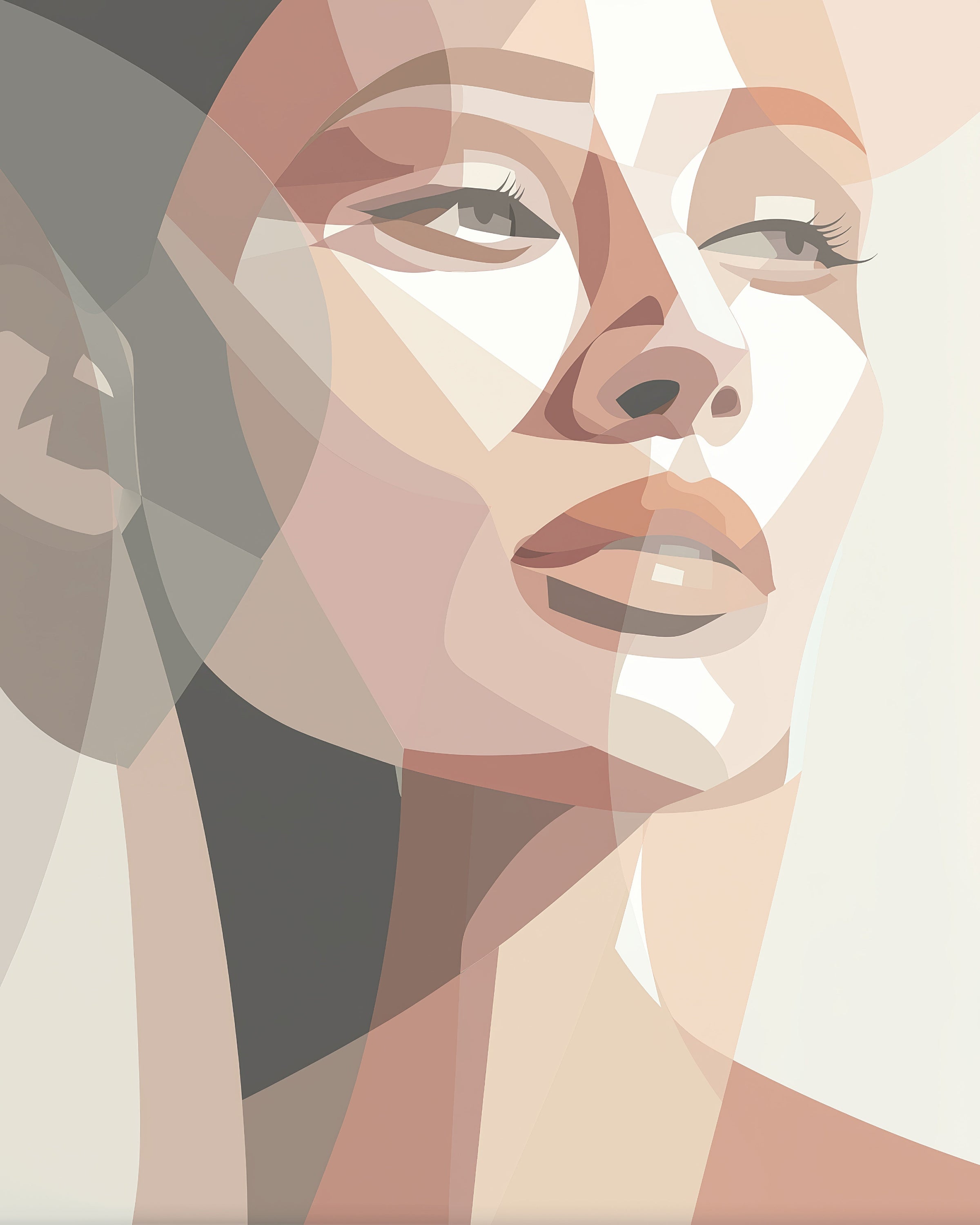 Arte digital para descargar e imprimir con diseño contemporáneo
