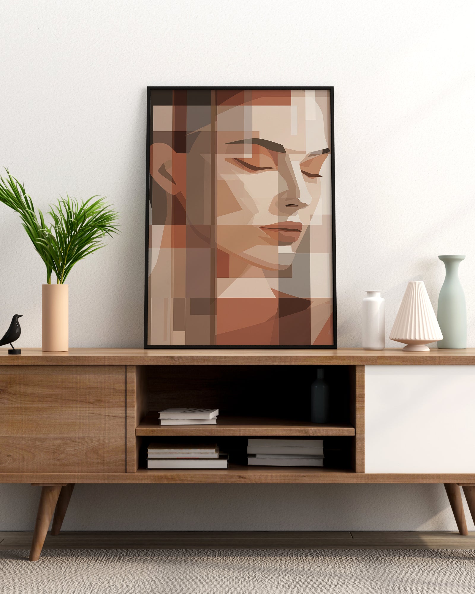 Obra de arte digital imprimible para decoración de interiores
