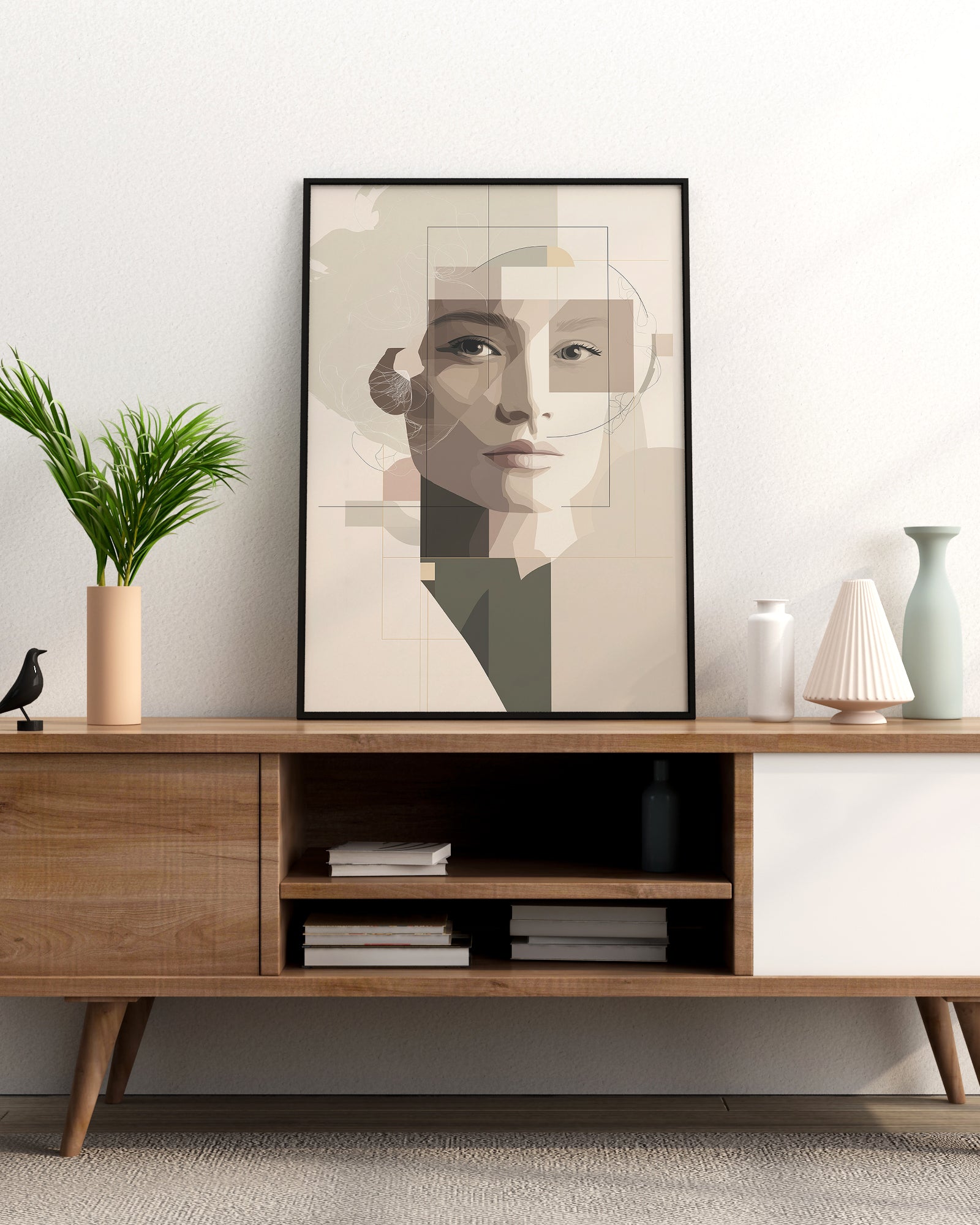 Obra de arte digital imprimible para decoración de interiores
