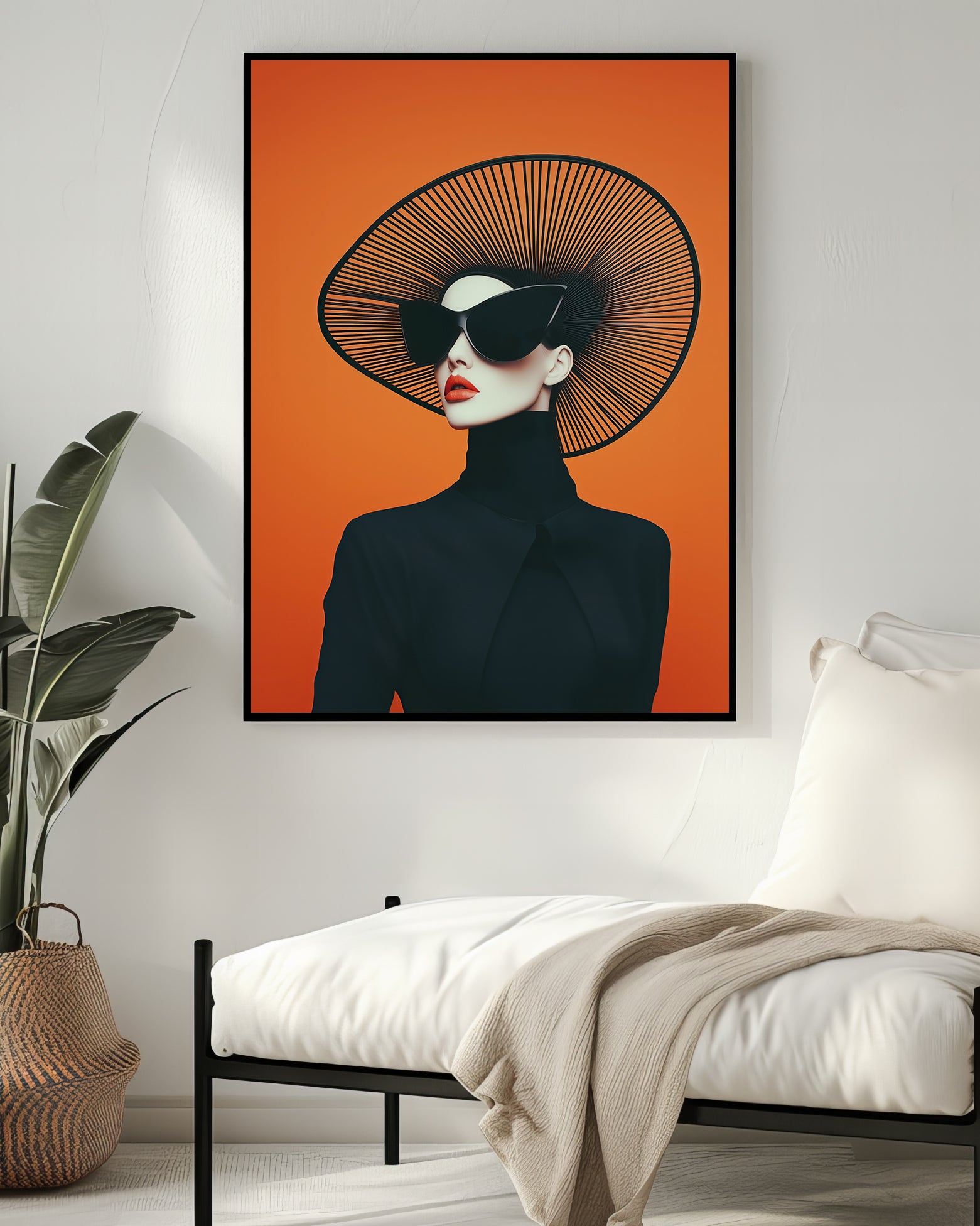 Obra de arte digital imprimible para decoración de interiores
