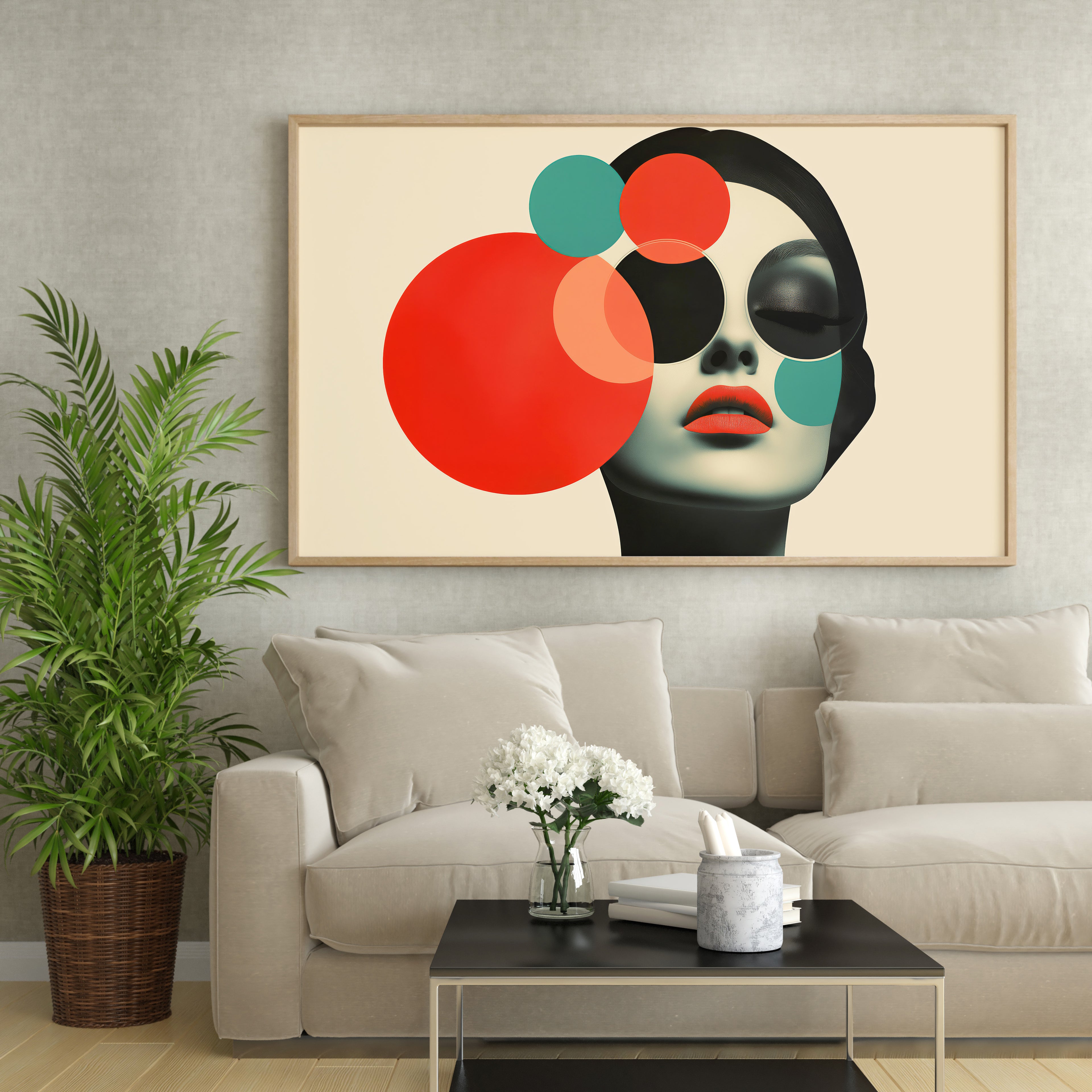 Arte digital descargable en alta resolución listo para impresión