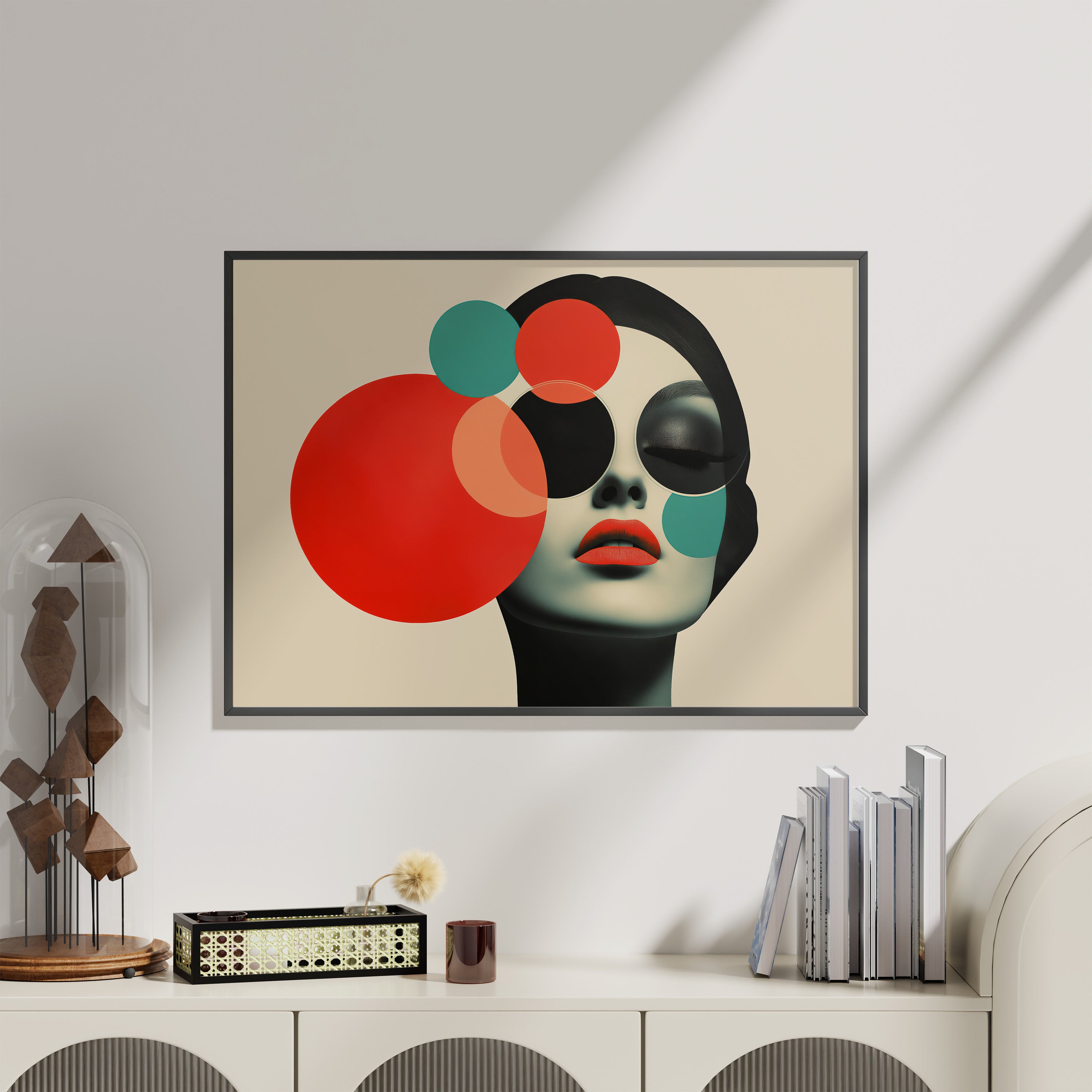 Obra de arte digital imprimible para decoración de interiores