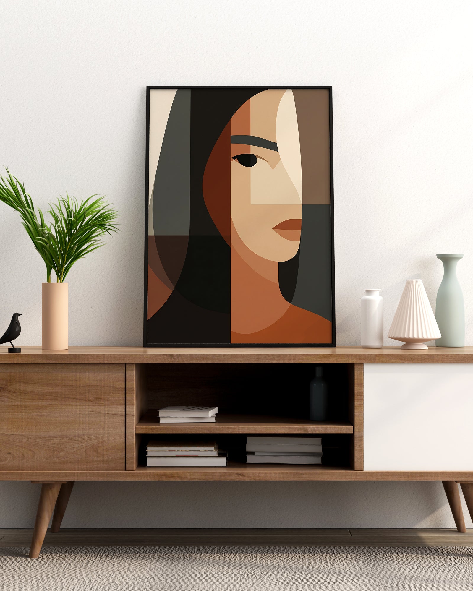 Obra de arte digital imprimible para decoración de interiores
