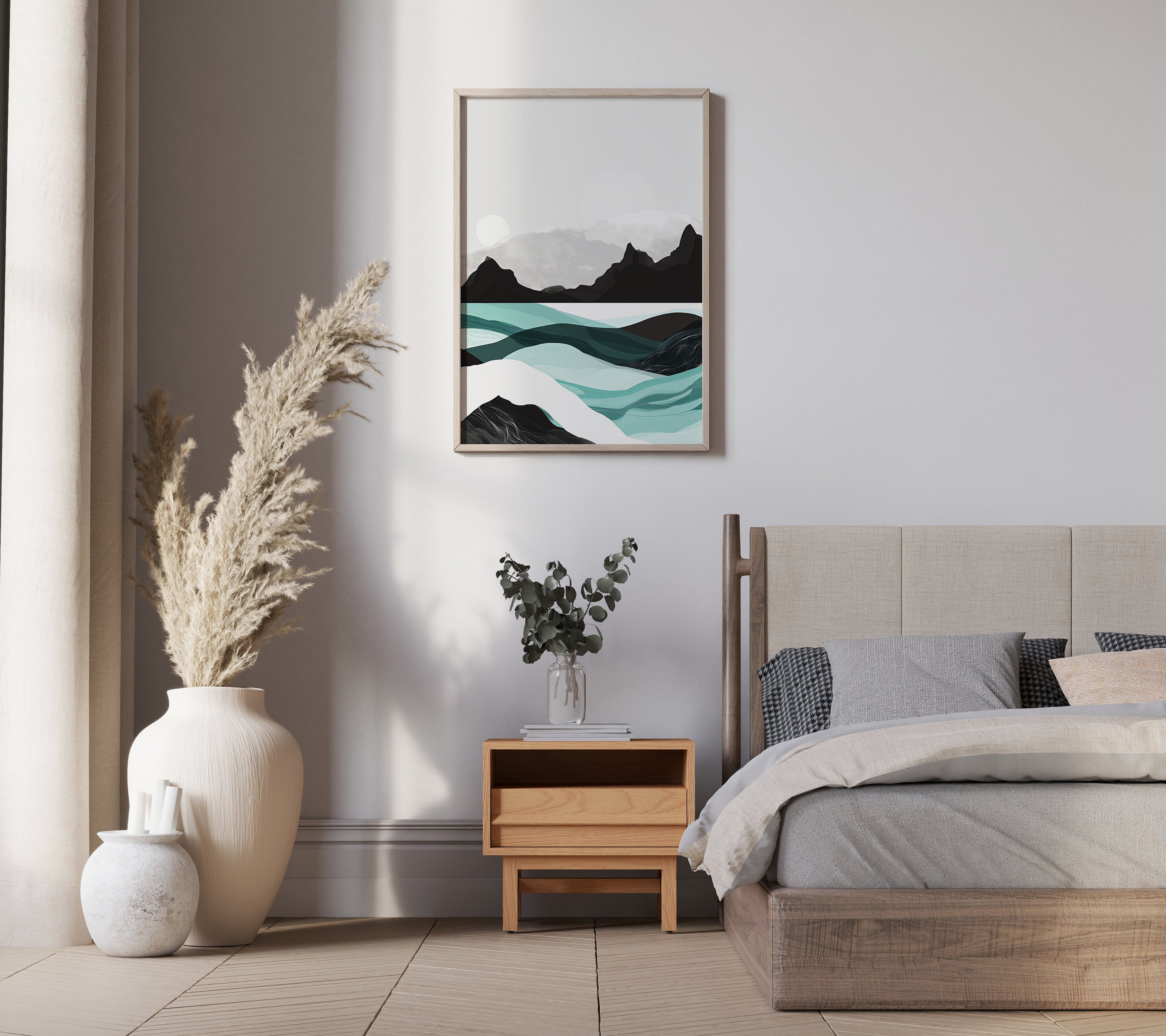 Arte digital para descargar e imprimir con diseño contemporáneo