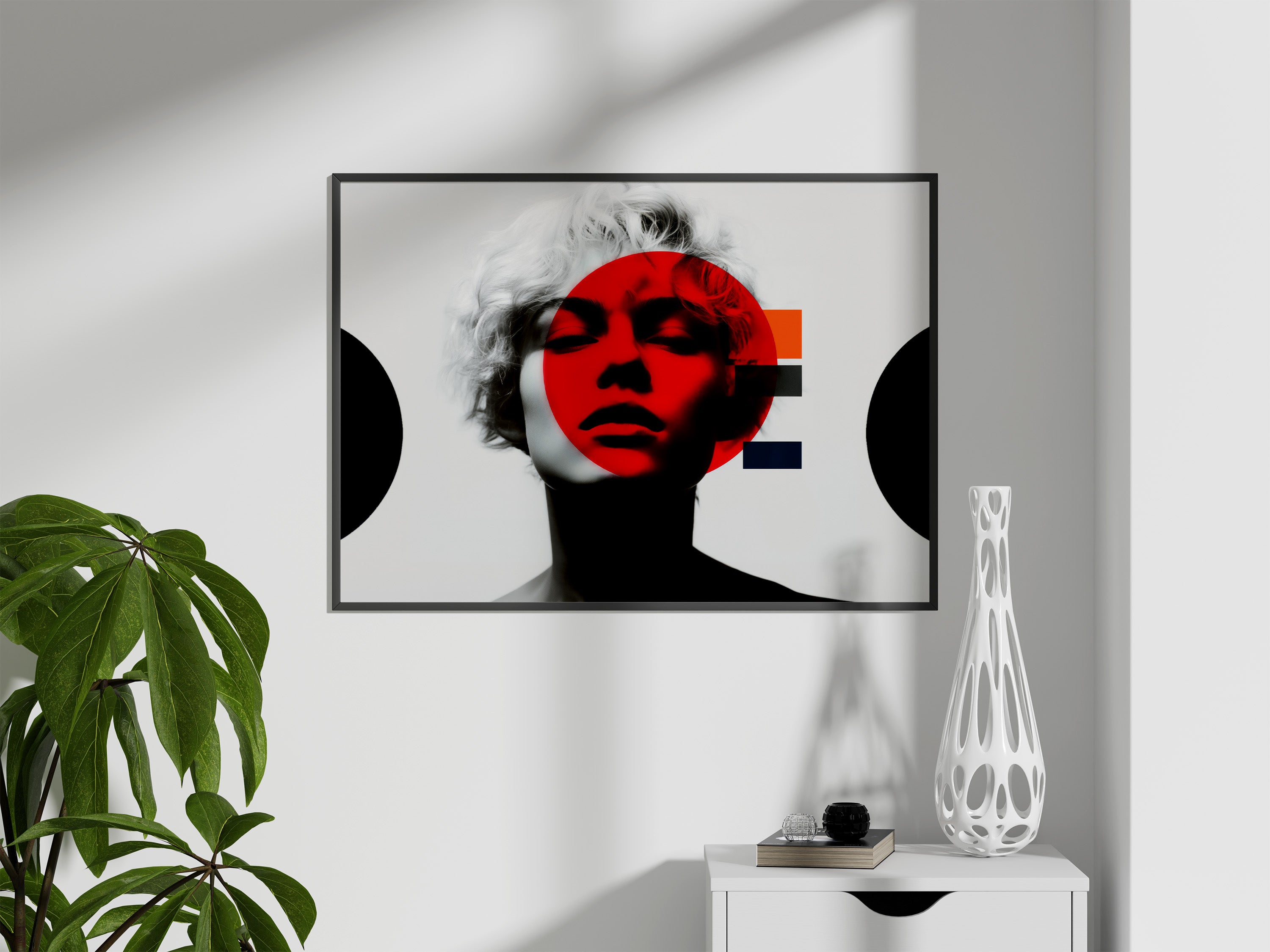 Obra de arte digital imprimible para decoración de interiores
