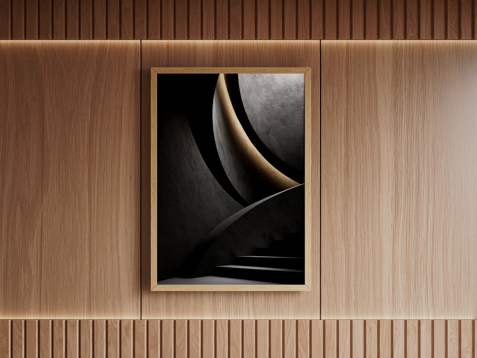 Obra de arte digital imprimible para decoración de interiores