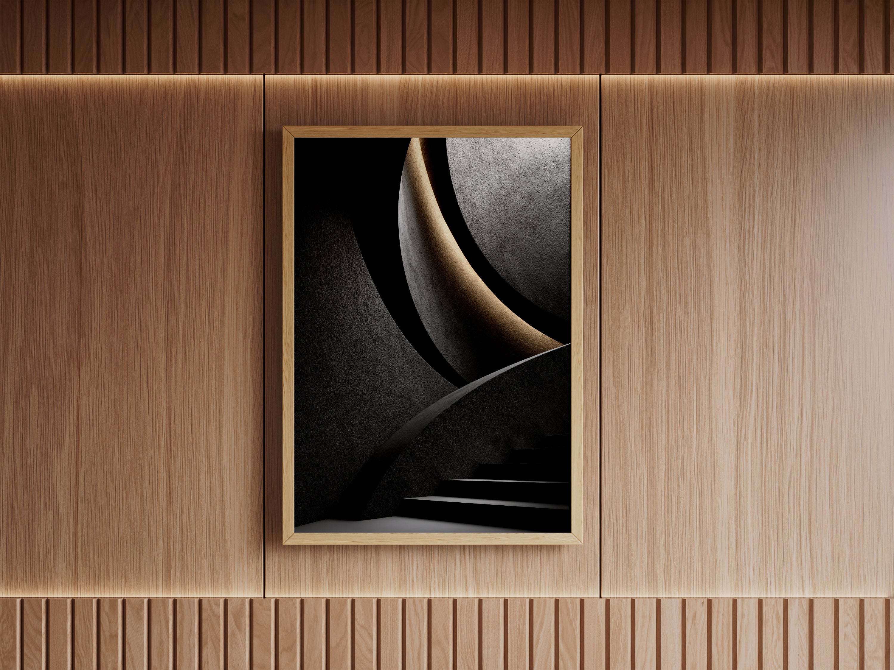 Obra de arte digital imprimible para decoración de interiores