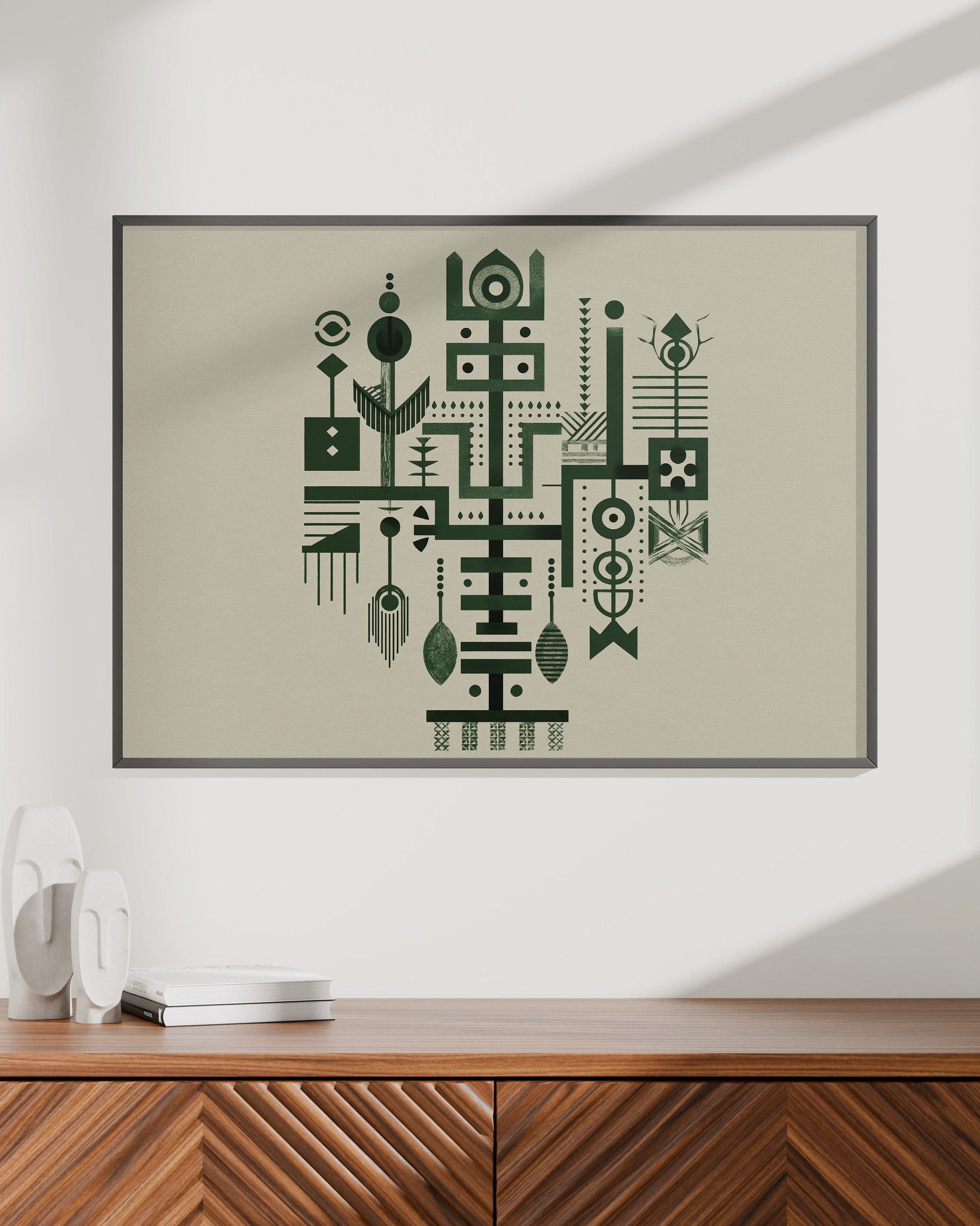 Obra de arte digital imprimible para decoración de interiores
