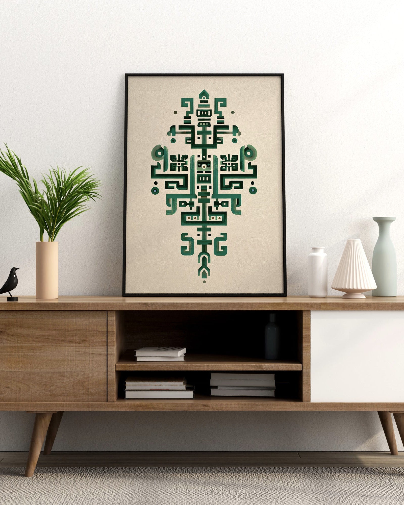 Obra de arte digital imprimible para decoración de interiores
